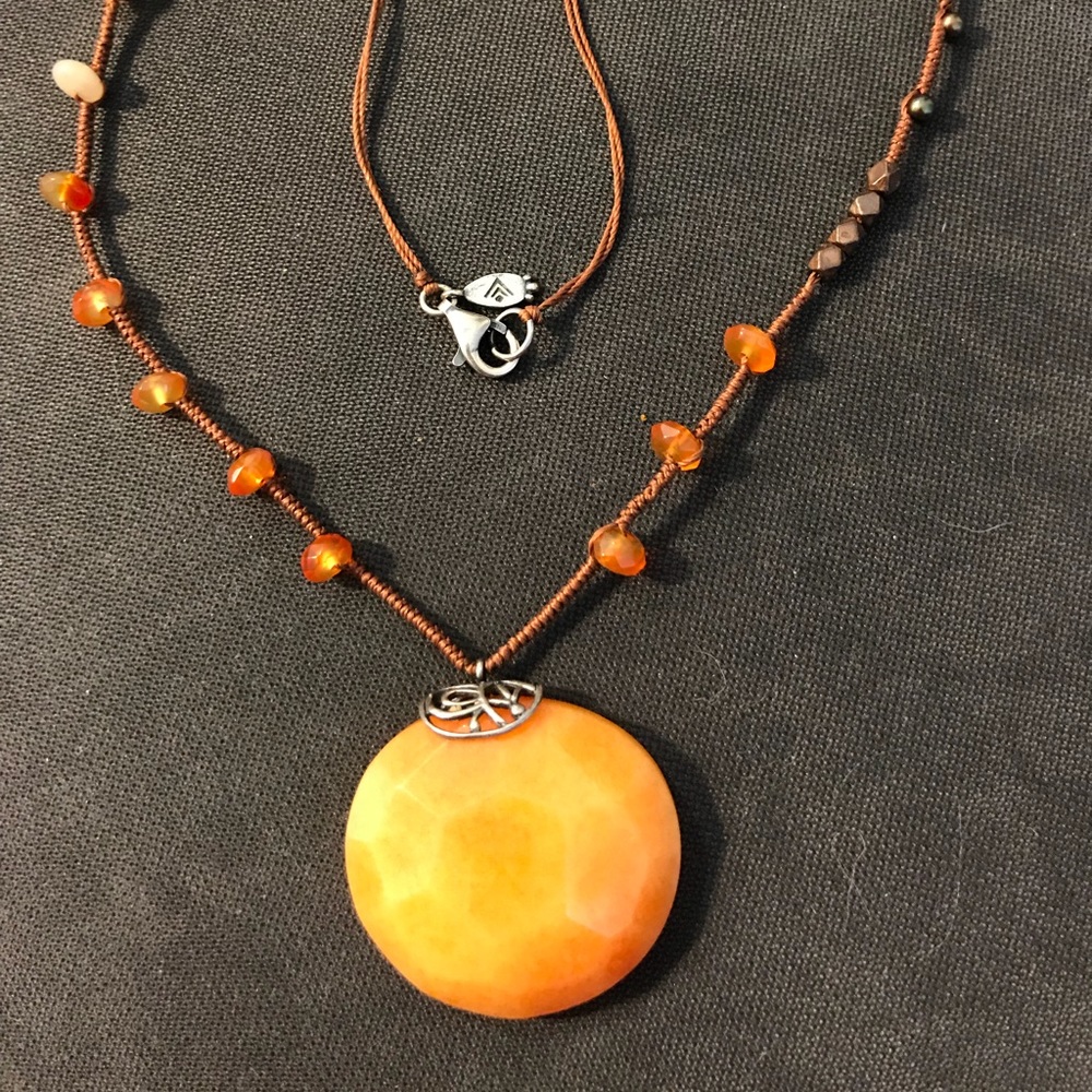 Moroccan sunset necklace